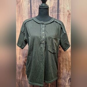 BKE Black Casual Stitched Tshirt Womens Size XS!